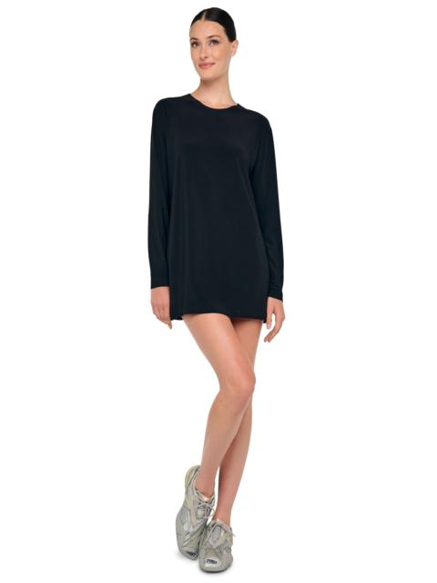 NORMA KAMALI OVERSIZED LONG SLEEVE MINI DRESS