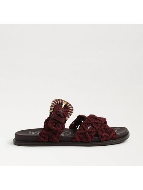Sam Edelman Lucy Woven Slip On Buckle Sandal