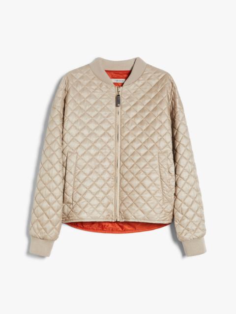 Max Mara LICIA Reversible water-repellent canvas padded bomber jacket