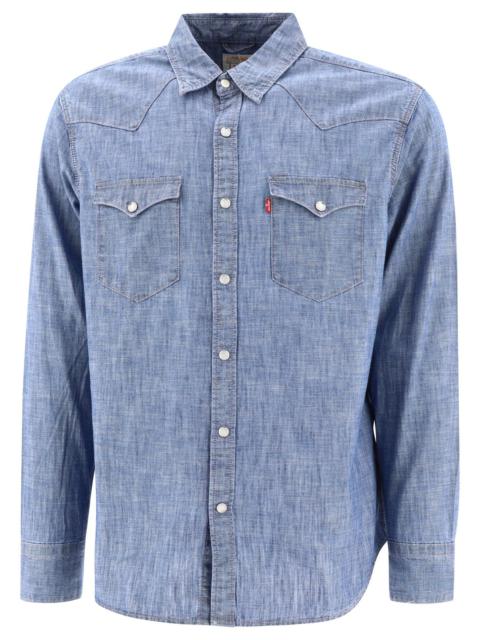 Levi's Barstow Western Shirts Light Blue