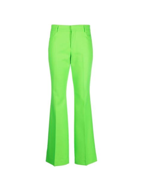 straight-leg tailored trousers