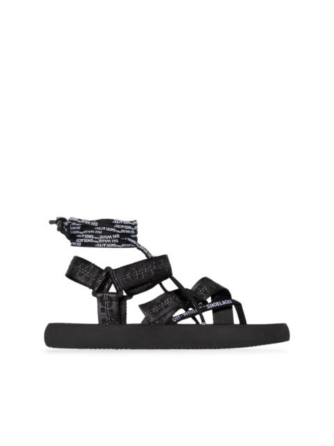Off-White multi strap flat sandals