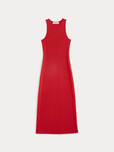 EVERLANE CUTAWAY RIBBED MIDI DRESS