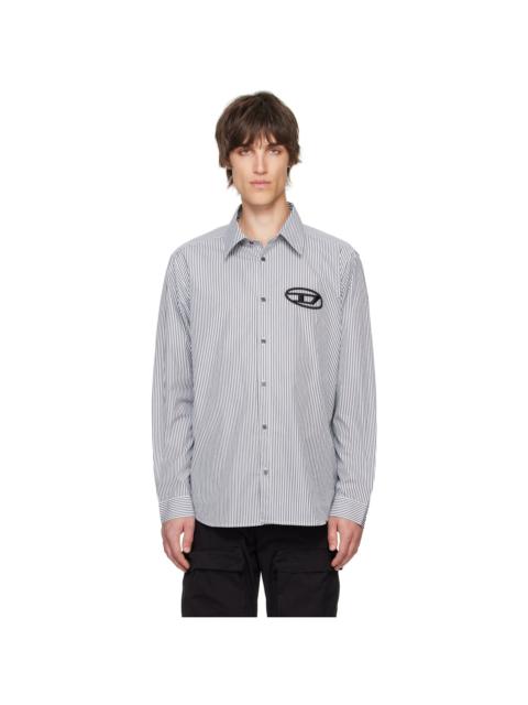 Diesel Black & White S-Simply-E Shirt