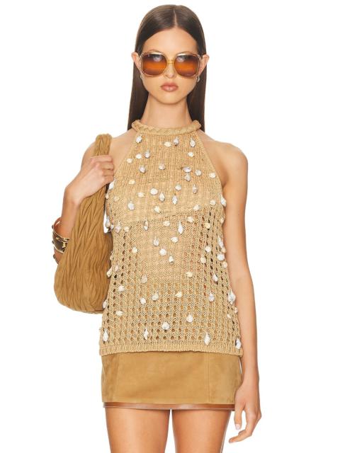 SIMONMILLER Bahi Crochet Top