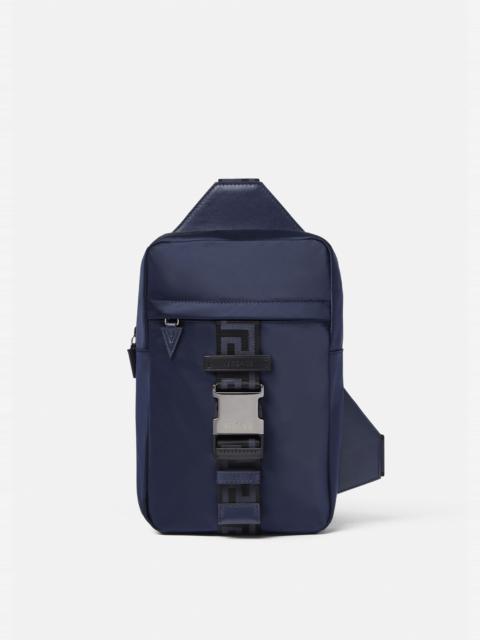 VERSACE Greca Single Strap Backpack