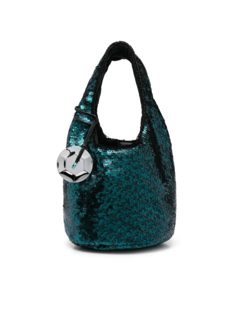 JW Anderson mini sequinned tote bag