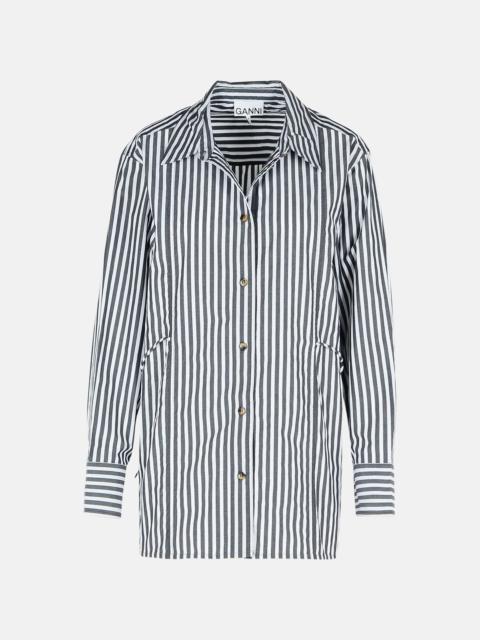 GANNI BLACK COTTON JACKET
