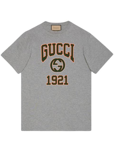 GUCCI logo-print cotton T-shirt