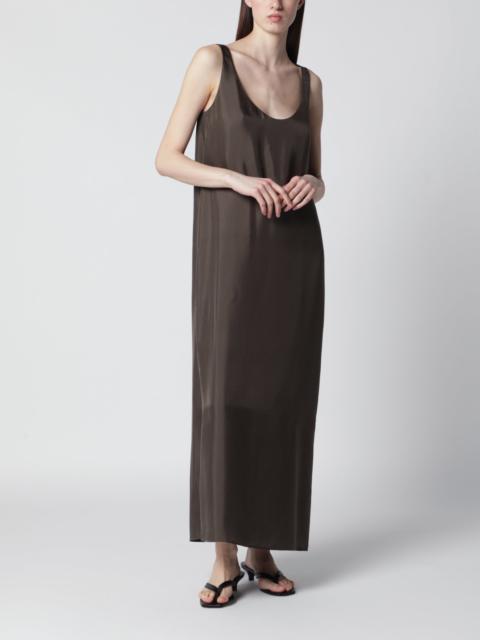 RÓHE Earth-tone silk dress
