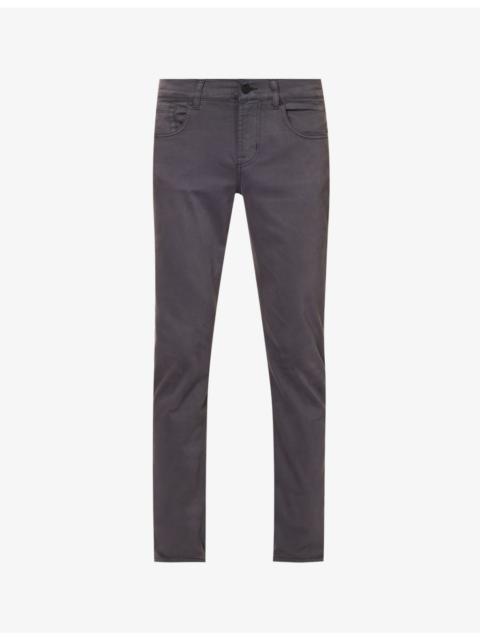 7 For All Mankind Brand-patch belt-loop regular-fit stretch-denim jeans