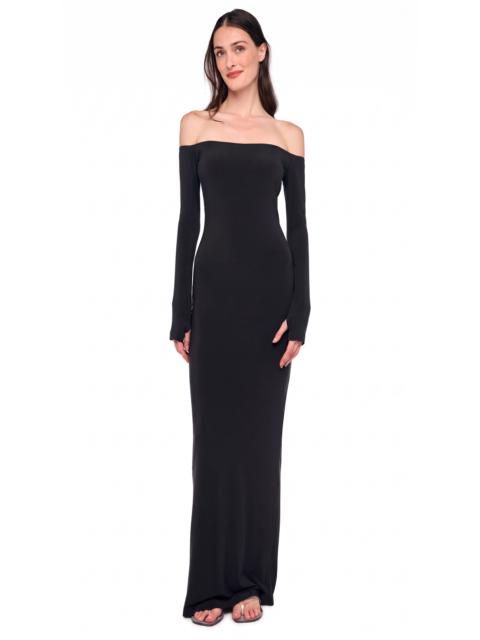 NORMA KAMALI OFF SHOULDER GOWN
