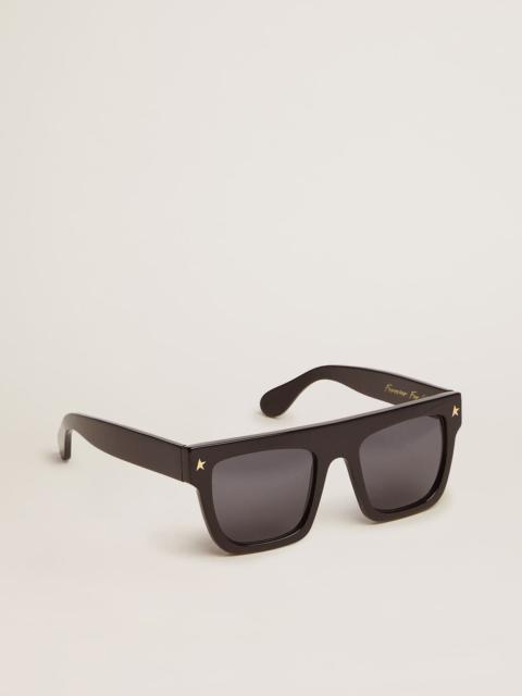 Golden Goose Square sunglasses with black frame and gold details