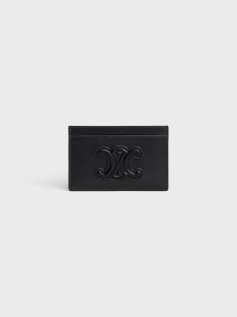 CELINE CARD HOLDER CUIR TRIOMPHE IN SHINY CALFSKIN