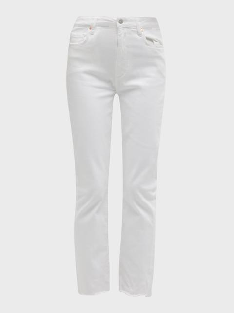 PAIGE Cindy Slim Straight Cropped Jeans