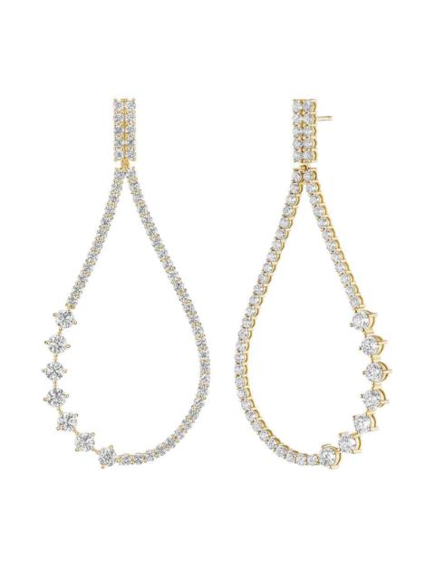 MELISSA KAYE Diamond Stella Drop Earrings