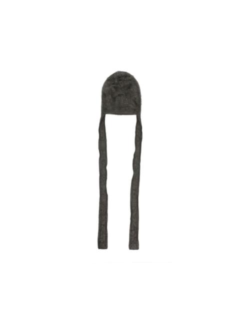 LISA YANG brushed-finish tie-fastening beanie hat