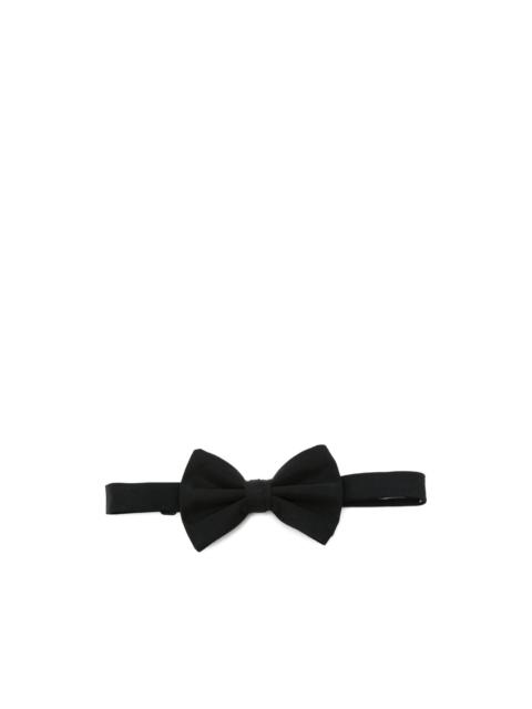EMPORIO ARMANI ribbed-knit bow tie