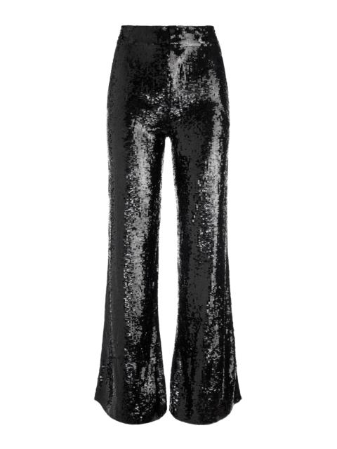 Alice + Olivia DYLAN HIGH WAISTED SEQUIN PANT