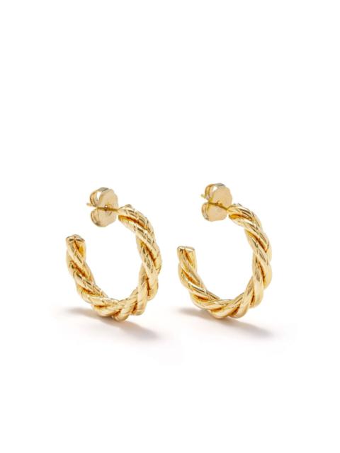 Sonia hoop-design earrings