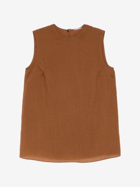 FERRAGAMO gauze sleeveless top