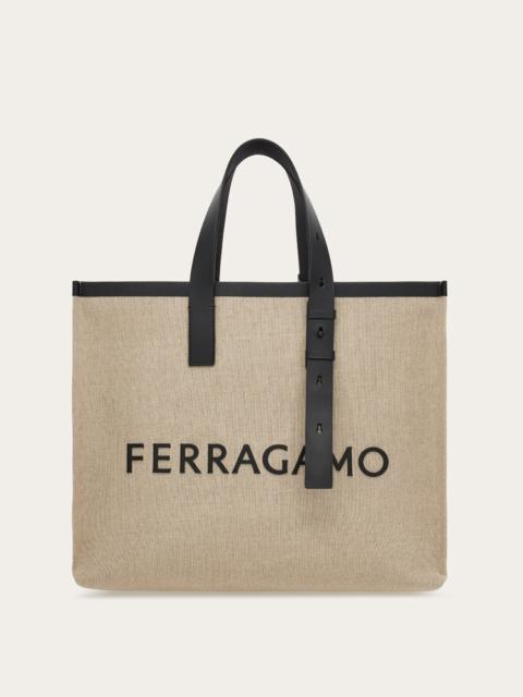 FERRAGAMO TOTE BAG WITH SIGNATURE