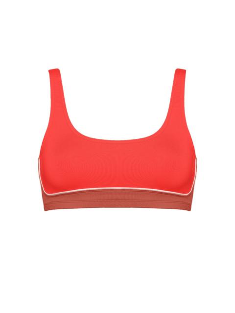 Finale scoop-neck bikini top