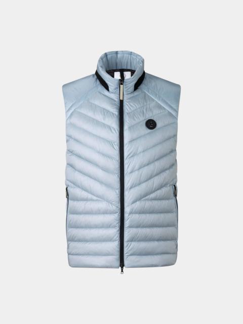 BOGNER Lasse lightweight down vest in Light blue