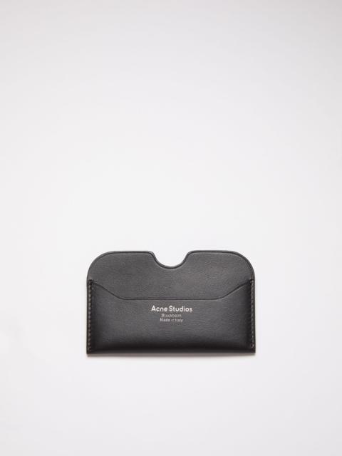 Acne Studios Leather card case - Black