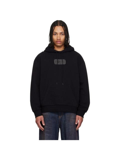 MM6 Maison Margiela Black Logo Patch Hoodie