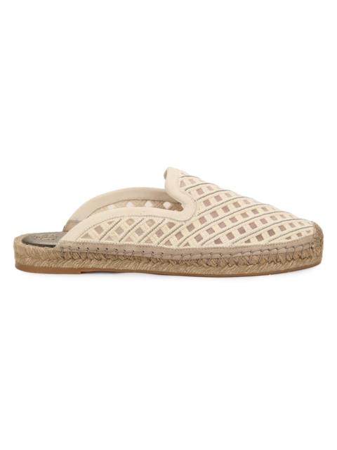 Brunello Cucinelli Women's Diamond - Patterned Espadrilles - Oat