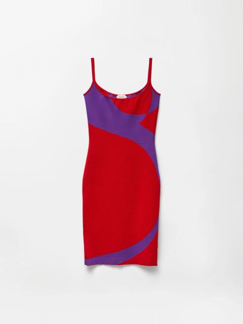 VERSACE Stretch Wool Knit Mini Dress