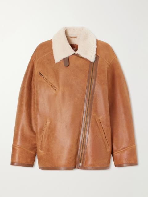 Isabel Marant Adelina Shearling-trimmed Suede Jacket