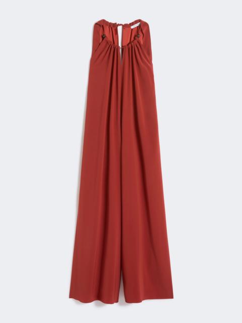 Max Mara Flowing envers satin jumpsuit - RED