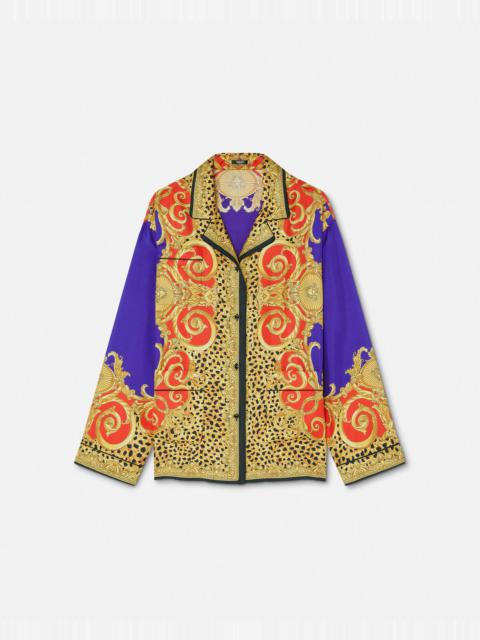 Cheetah Barocco Silk Shirt