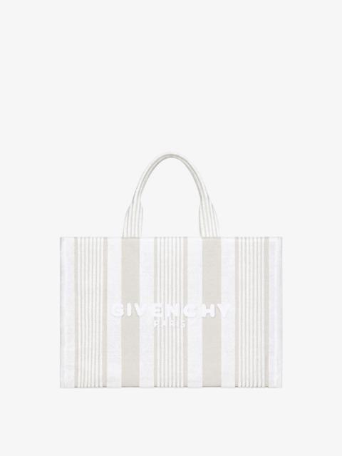 GIVENCHY TOTE BAG IN COTTON TOWELLING WITH STRIPES