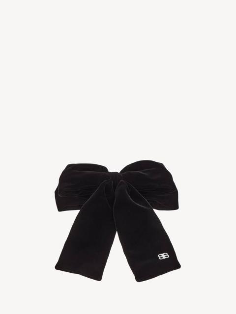 BALENCIAGA 여자의 예쁜 Xxl 머리 보우 에 검정