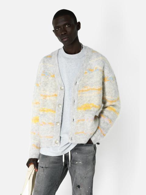 John Elliott MOHAIR JACQUARD CARDIGAN