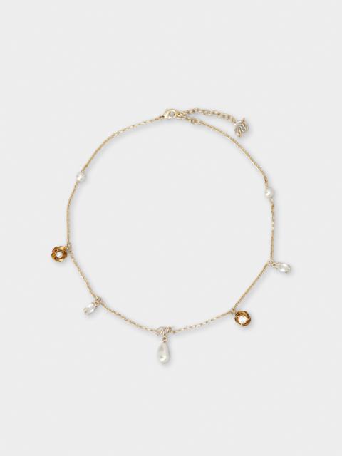 Roger Vivier Rose Pearls Necklace