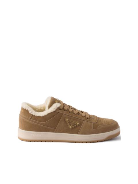 Prada Downtown suede sneakers