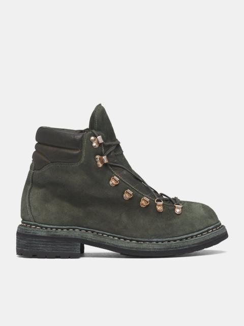 Guidi Green 19M Reverse Calf Hiking Boots