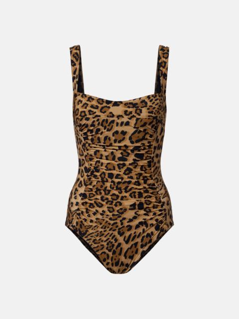 KARLA COLLETTO Ava leopard-print swimsuit