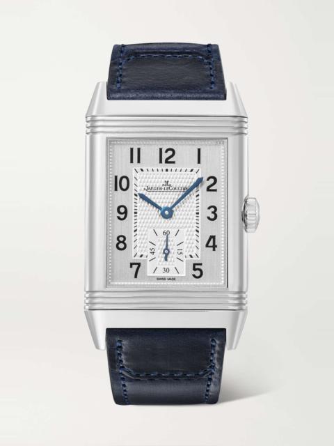 Reverso Classic London Limited Edition Hand-Wound 45.6mm stainless steel, canvas and leather watch