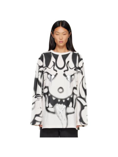 Y-3 Off-White Chito Edition 'Y-3' Graphic Long Sleeve T-shirt