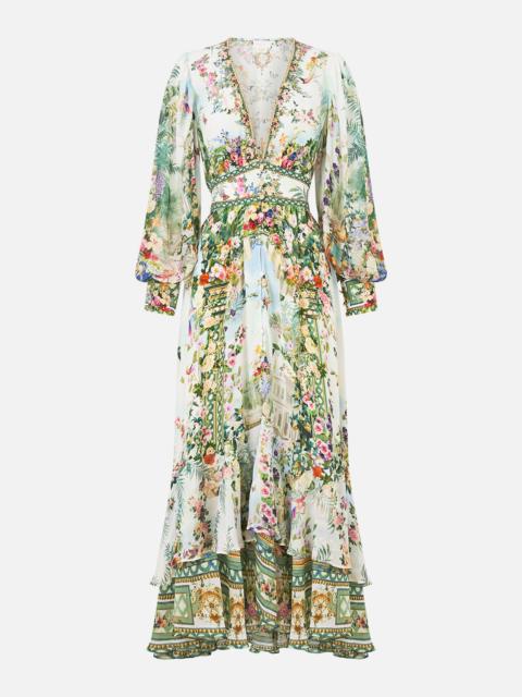 CAMILLA LONG BUTTON FRONT DRESS ART FOR THE EMPRESS