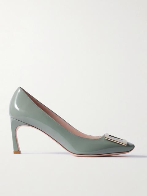 Roger Vivier Belle Vivier Trompette 70 Patent-leather Pumps