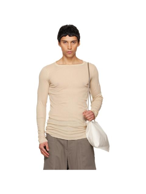 Rick Owens Gray Temple Rib LS T-shirt