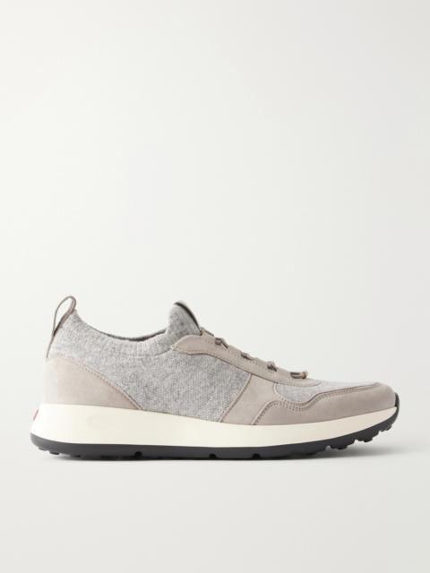 Tod's Suede-trimmed Sneakers