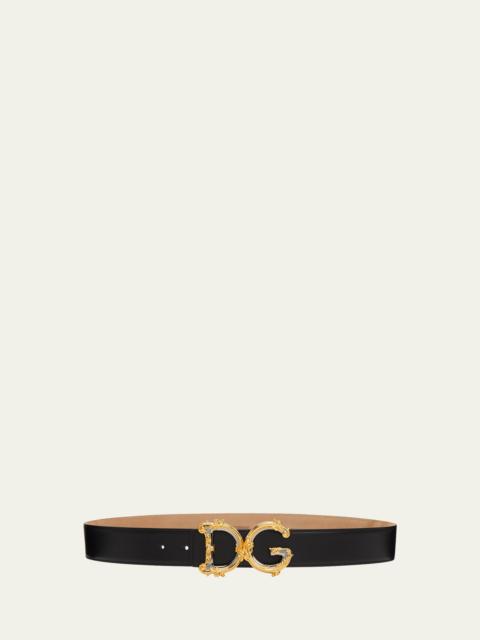 DG Barocco 40mm Calf Leather Belt