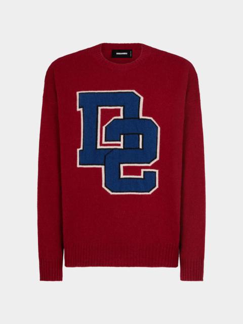 DSQUARED2 D2 KNIT CREWNECK PULLOVER